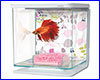 Аквариум, Hagen Marina Betta Kit Floral 2 л, для петушка, белый. Аквариум, Hagen Marina Betta Kit Floral 2 л, для петушка, белый.