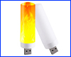 Світлодіодна лампа USB, AQUAXER LED, 3000K, полум'я свічки, 10 Вт. Світлодіодна лампа USB, AQUAXER LED, 3000K, полум'я свічки, 10 Вт.
