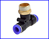 , Pneumatic  T- , 6  / G3/8".
