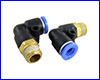 Уголок, Pneumatic 6 мм / G1/4" (наружная резьба). Уголок, Pneumatic 6 мм / G1/4" (наружная резьба).