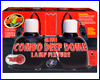      Zoo Med Mini Deep Dome Lamp Fixture 214 .