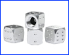 Ковпачки на ніпель кубик, Silver, 4 шт. Ковпачки на ніпель кубик, Silver, 4 шт.