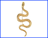 Брошка змія, Snake Gold, 7х2.5 см.  Брошка змія, Snake Gold, 7х2.5 см.