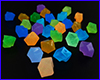 Камінчики AQUAXER, Acrylic Glowing Stones MIX. Камінчики AQUAXER, Acrylic Glowing Stones MIX.