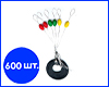 Стопор для волосіні, різнокольоровий, розмір L, 600 шт. Стопор для волосіні, різнокольоровий, розмір L, 600 шт.