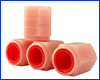 Ковпачки на ніпель люмінесцентні, Red, 4 шт. Ковпачки на ніпель люмінесцентні, Red, 4 шт.